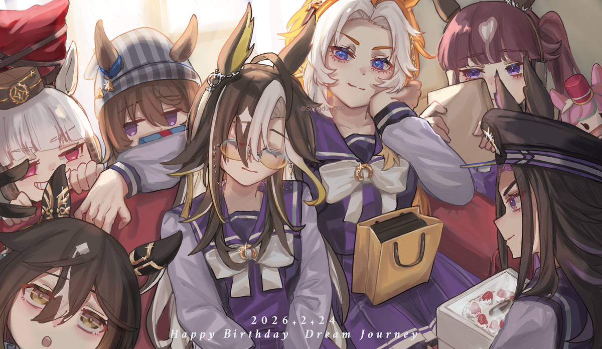 This is a pixiv picture whose title is ジャーニー誕生日.