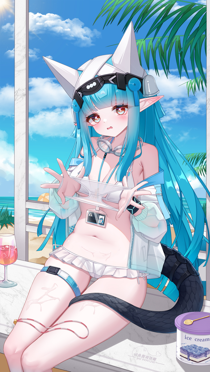 This is a pixiv picture whose title is 别礼.