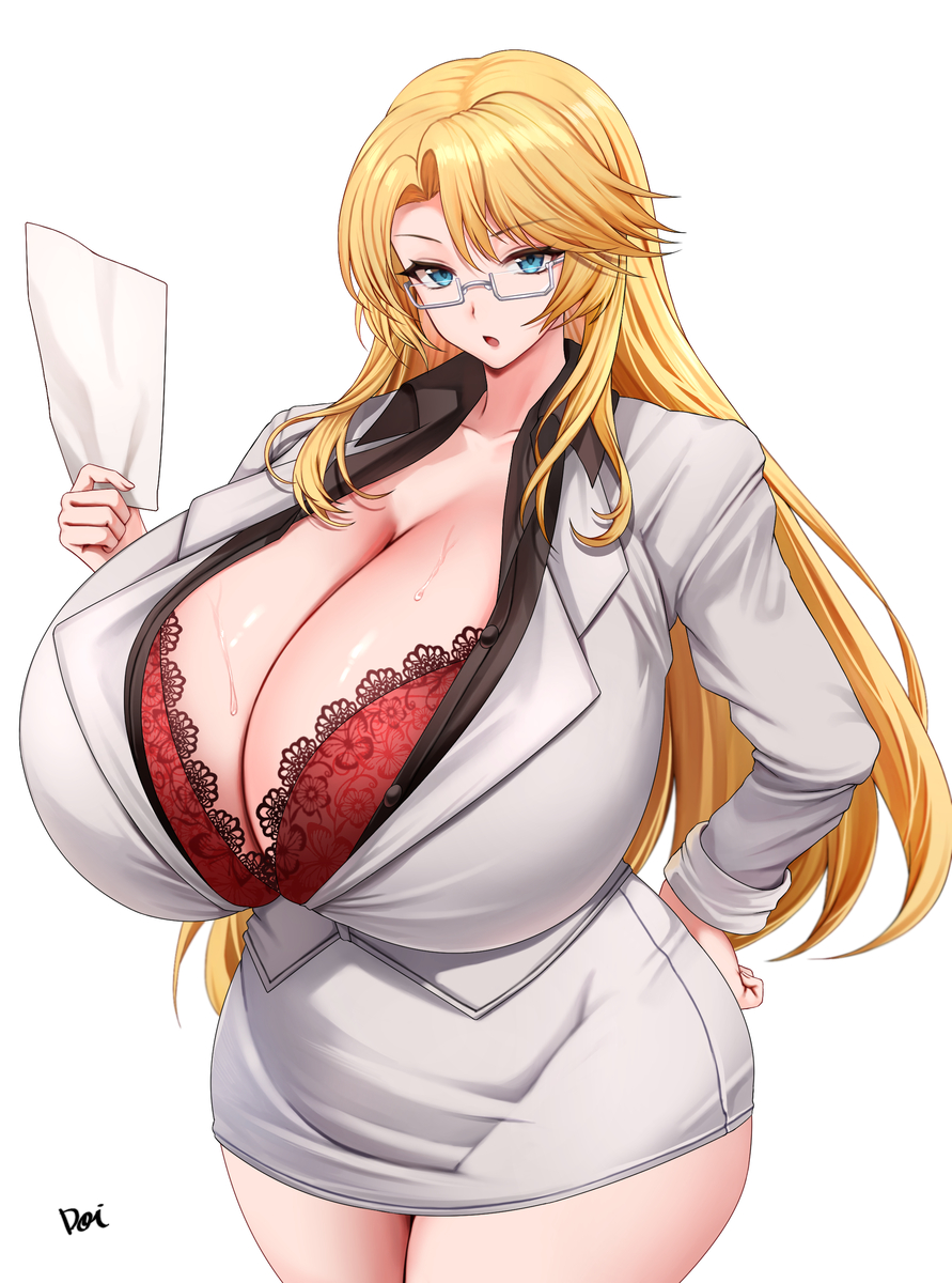 This is a pixiv picture whose title is デカ上司👓.