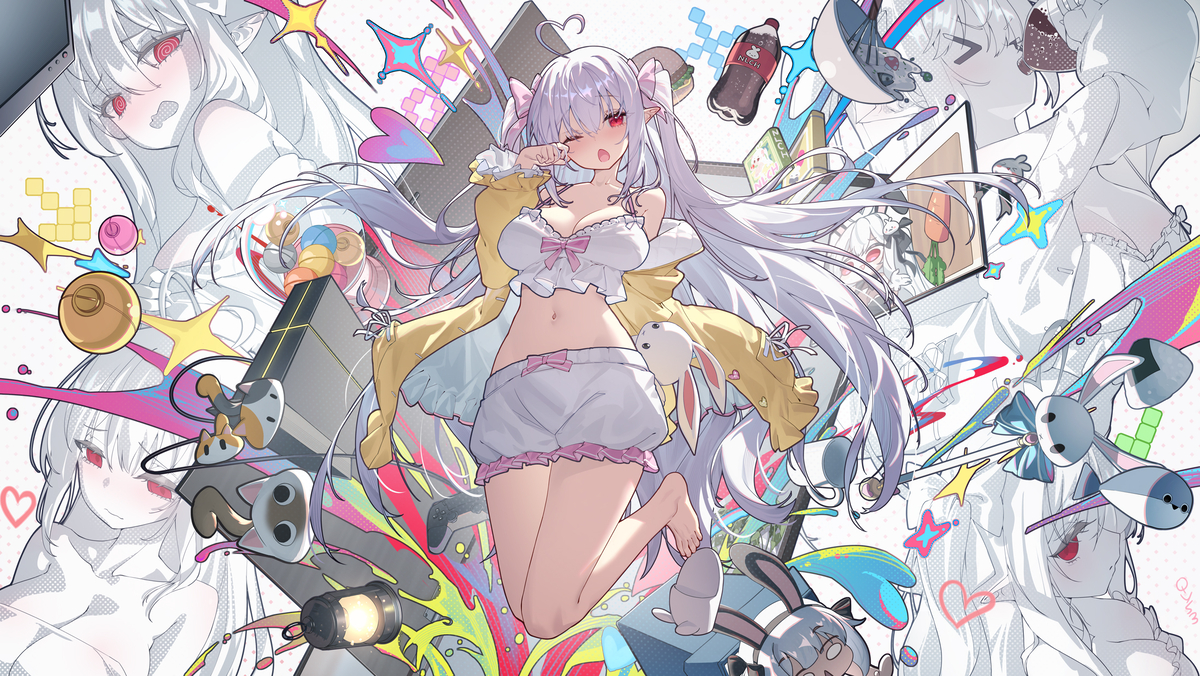 This is a pixiv picture whose title is 妹存在感.