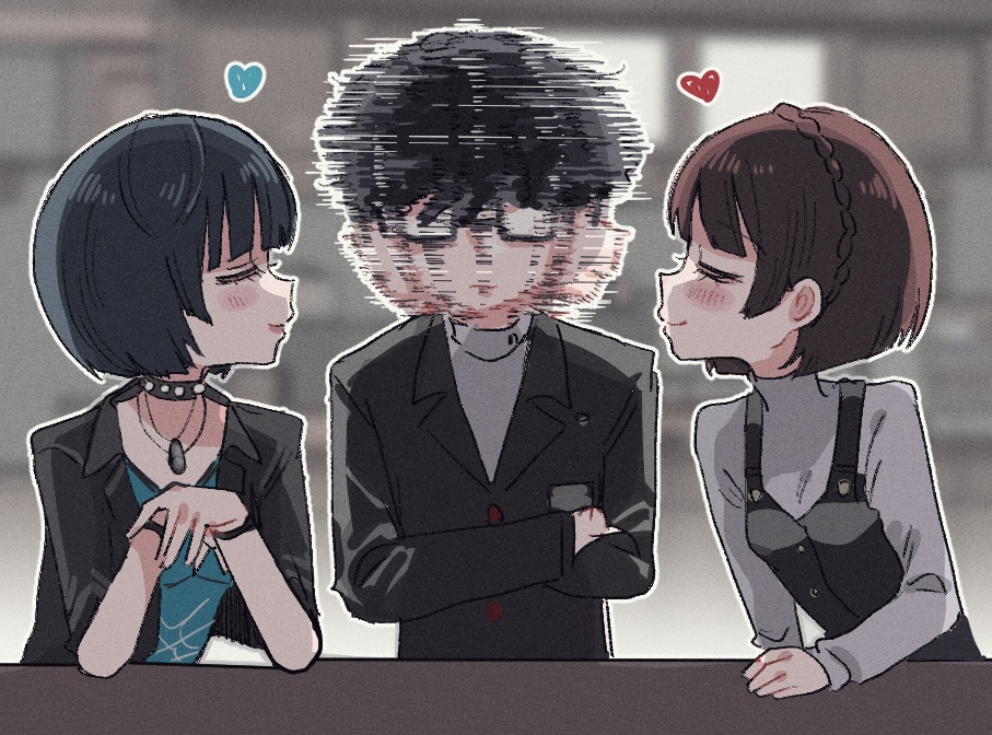 This is a pixiv picture whose title is p5やってた時の絵.