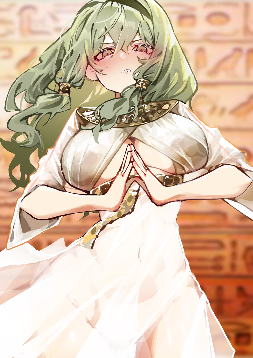 This is a pixiv picture whose title is 이집트밈.