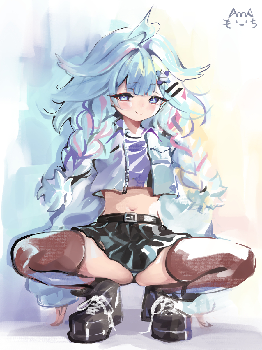 This is a pixiv picture whose title is おへそ衣装.