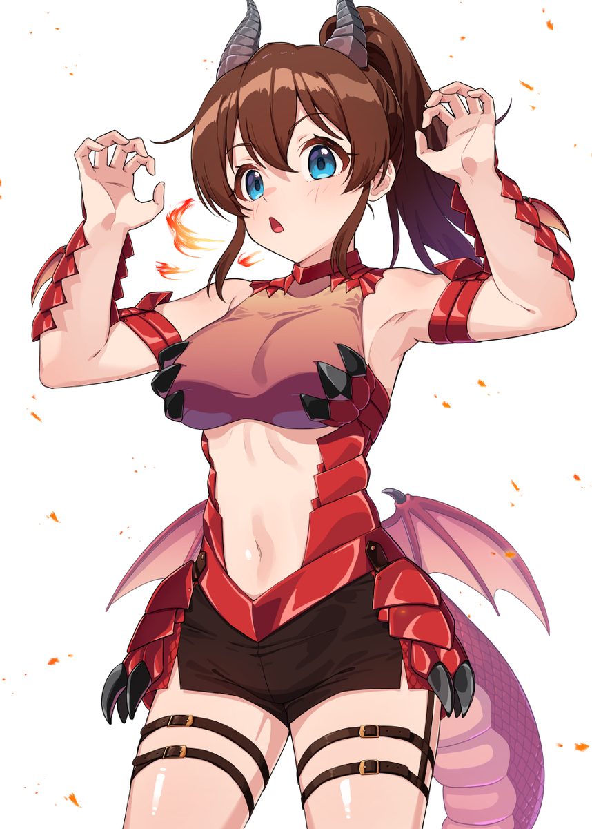 This is a pixiv picture whose title is ドラゴン.