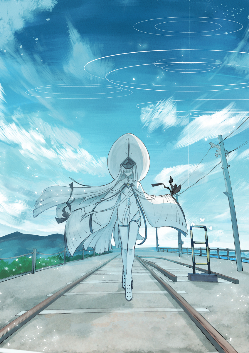 This is a pixiv picture whose title is 何時の旅路に祝福があらんことを.