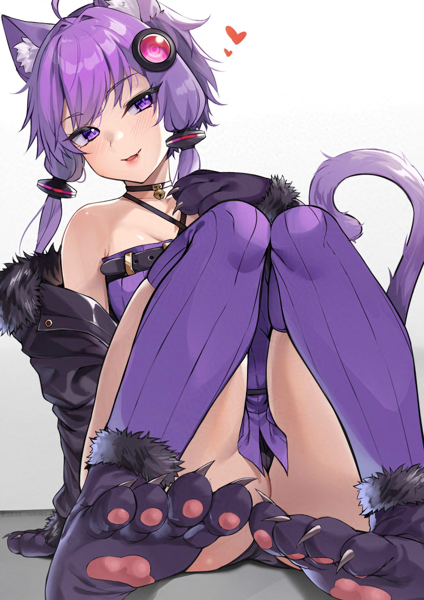 This is a pixiv picture whose title is ねこゆかりさん(機嫌良).