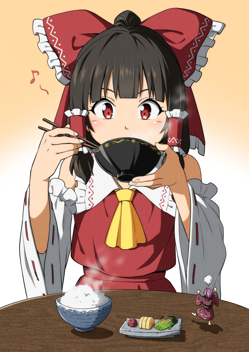 This is a pixiv picture whose title is 一汁一菜.