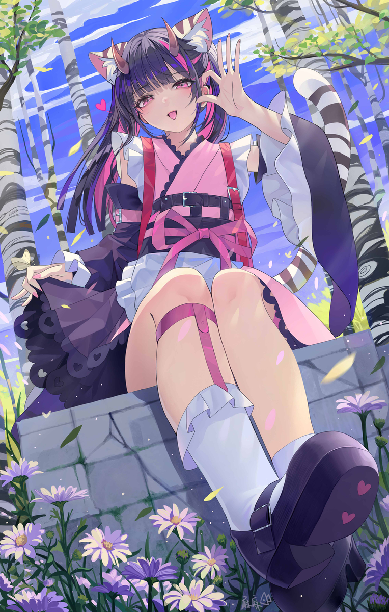This is a pixiv picture whose title is 駒沢乃依.