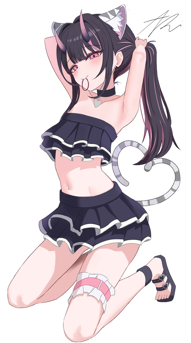 This is a pixiv picture whose title is 水着 駒沢乃依 rkgk.
