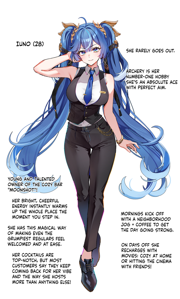 This is a pixiv picture whose title is Bartender Iuno(28).