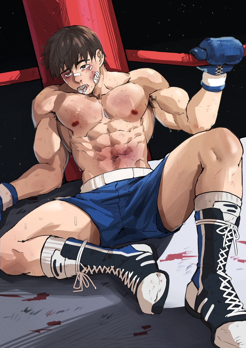 This is a pixiv picture whose title is A.Hen is ready for another spar.