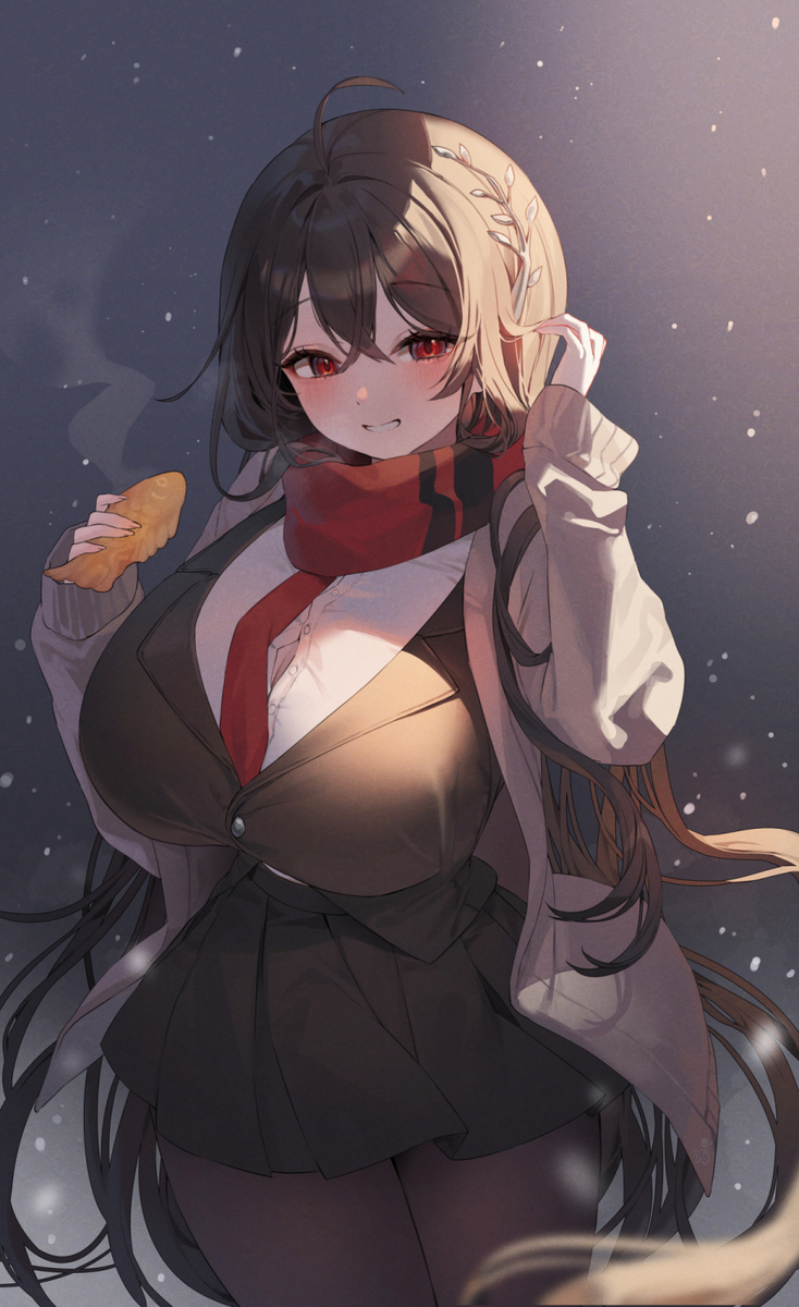 This is a pixiv picture whose title is ❄️.