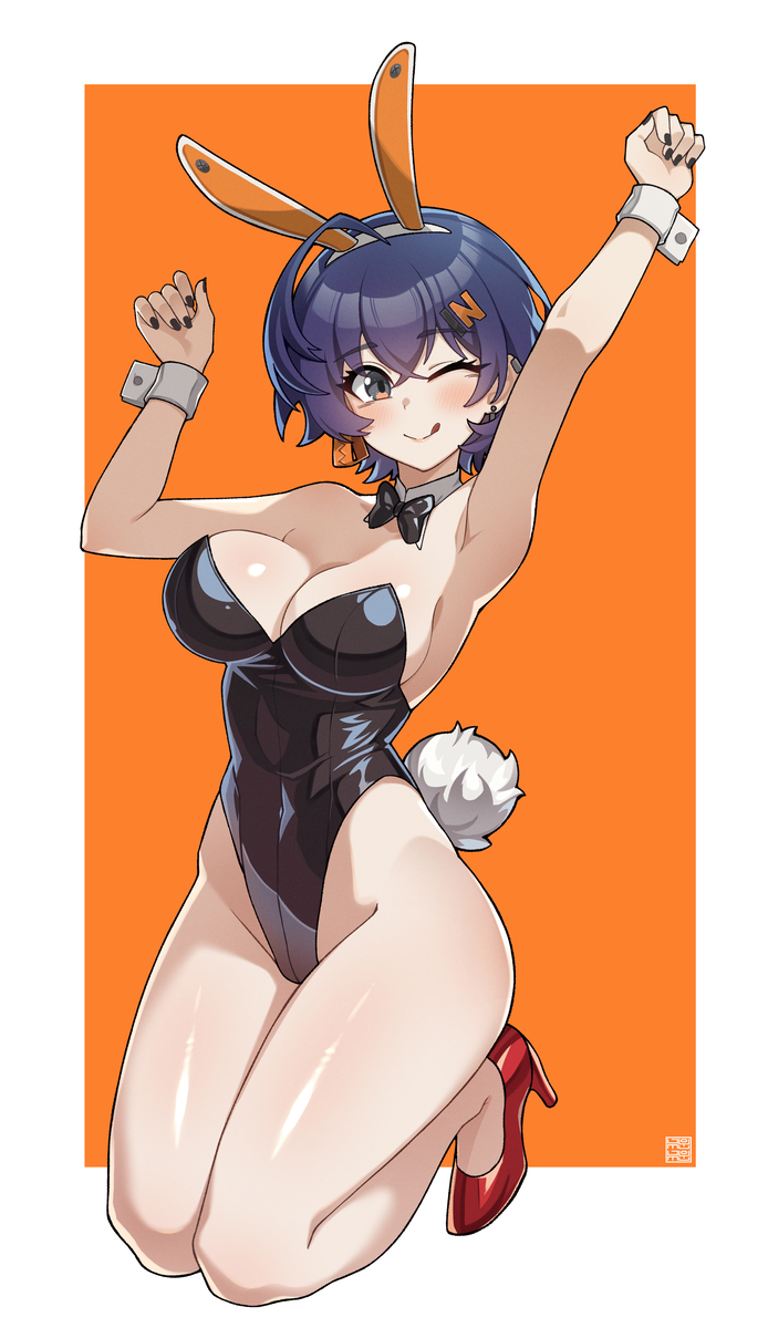 This is a pixiv picture whose title is Bunny Belle.