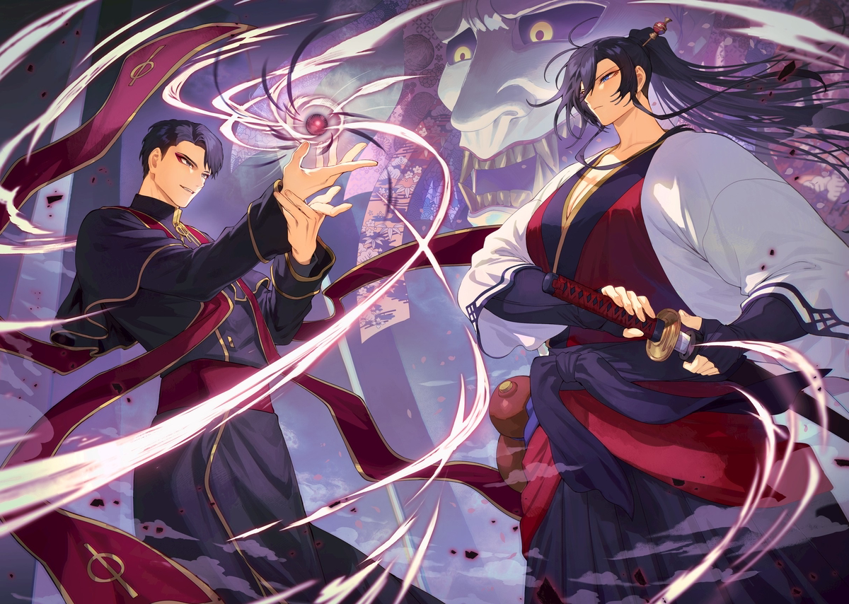 This is a pixiv picture whose title is 因縁.