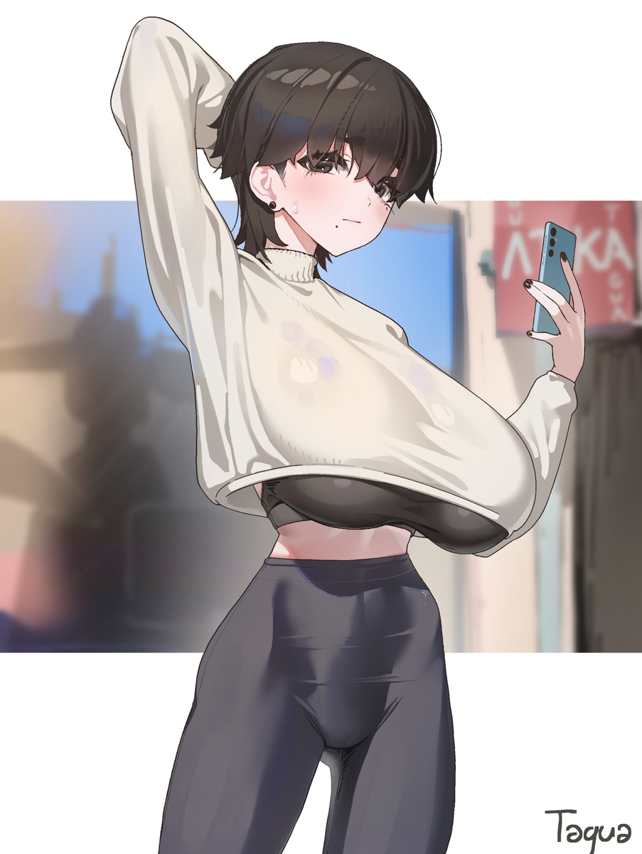 This is a pixiv picture whose title is 彼女、迷ってるみたい。助けてあげてくれる？.