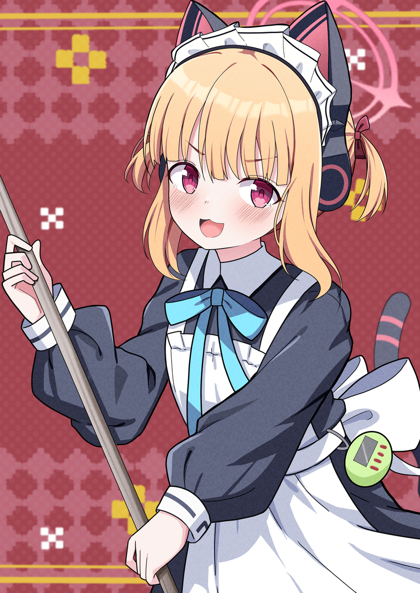 This is a pixiv picture whose title is メイドモモイちゃん🧹.