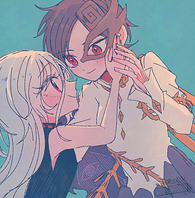 This is a pixiv picture whose title is 阿梨でユイなまとめ（百合成分濃いめ）.