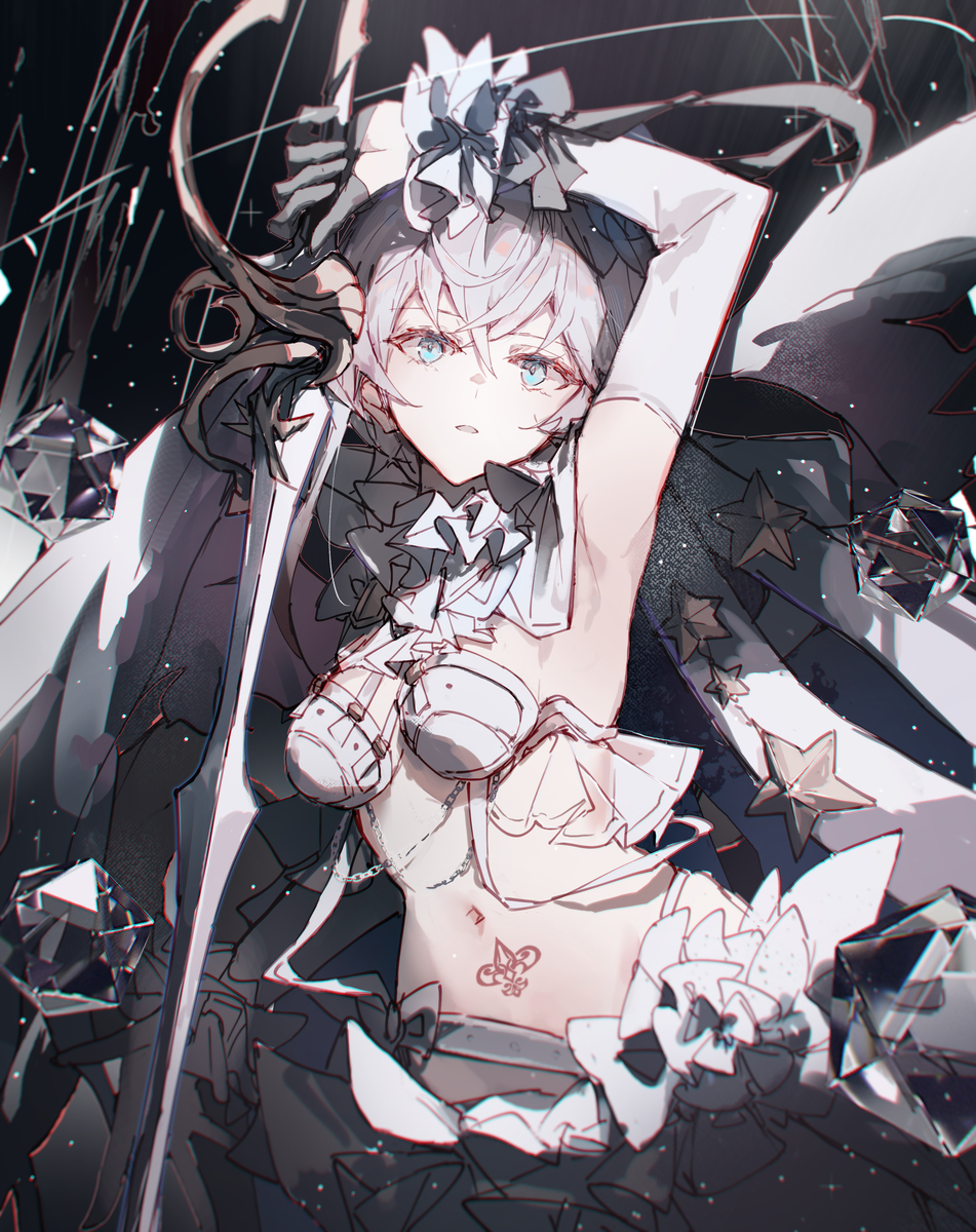 This is a pixiv picture whose title is BLACK SWAN.