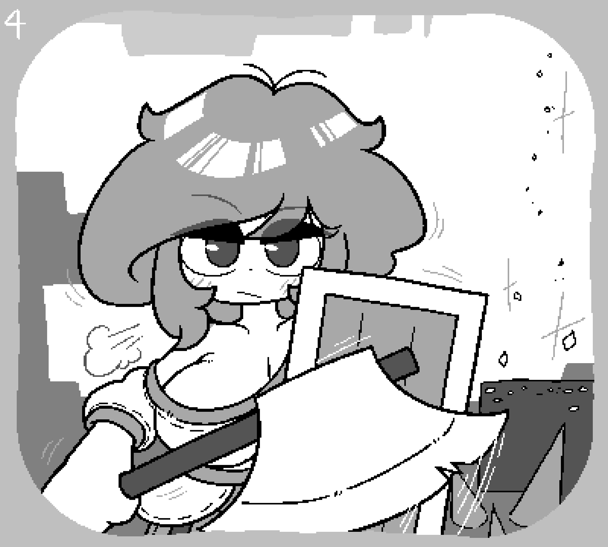 This is a pixiv picture whose title is Alex Comic - Burning Curse Ep.2.