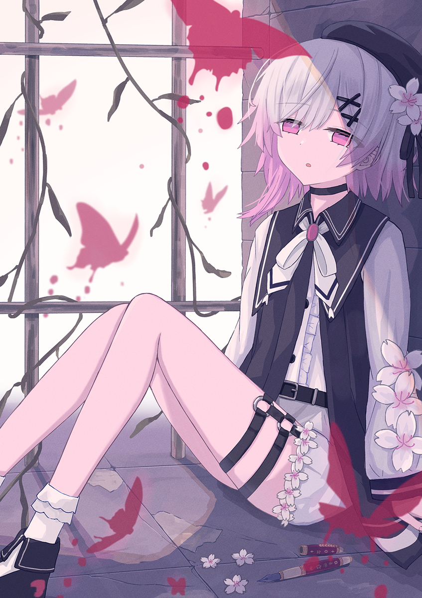 This is a pixiv picture whose title is 桜羽エマ.