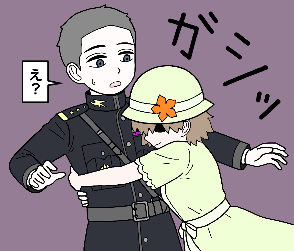 This is a pixiv picture whose title is 上官と部下42.