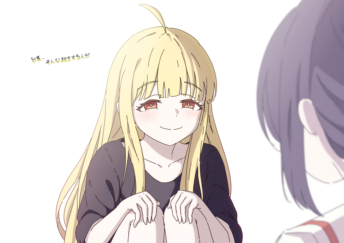 This is a pixiv picture whose title is いろは、 そんな顔をするんだ.
