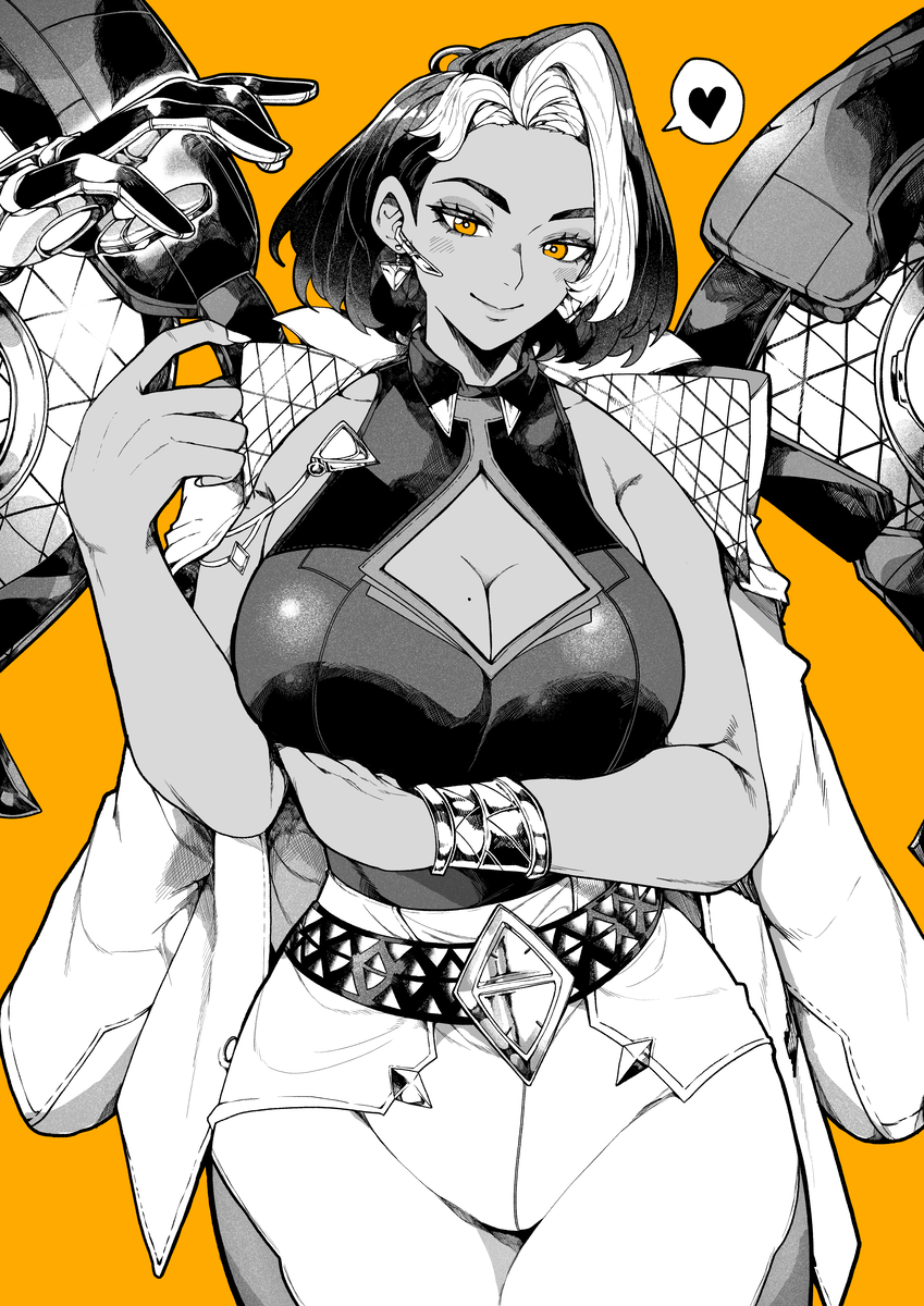 This is a pixiv picture whose title is ドミナお姉さん！.