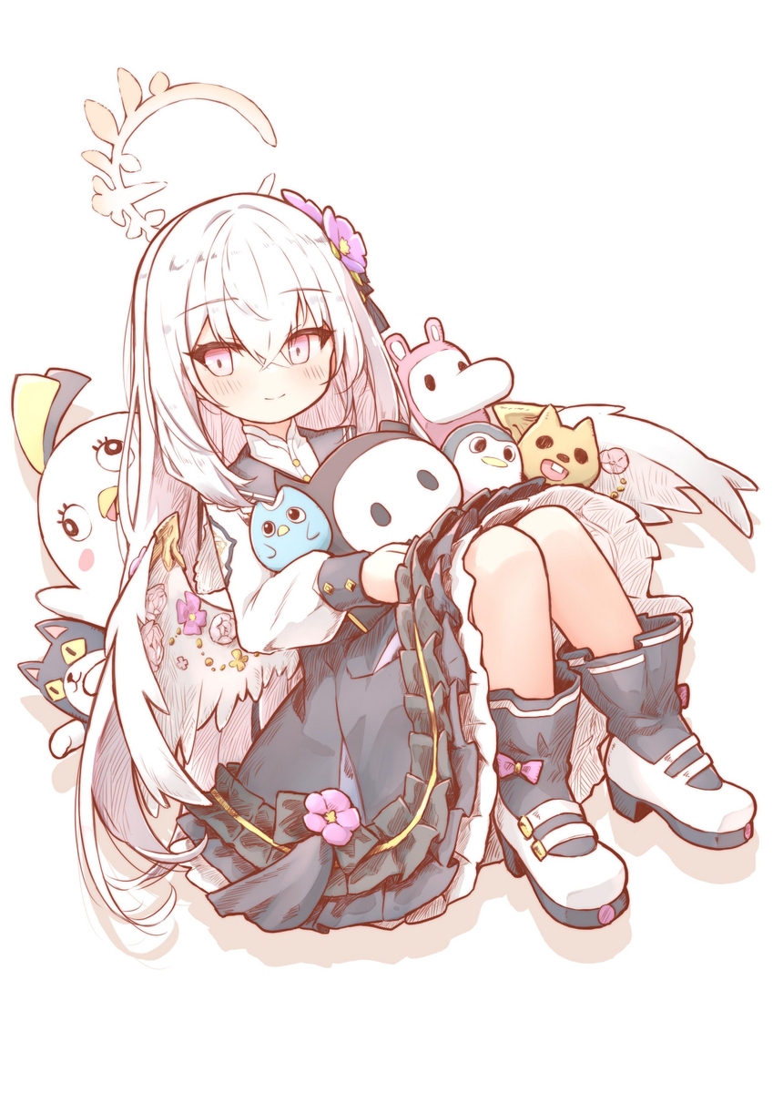 This is a pixiv picture whose title is アズサとモモフレンズ全員.