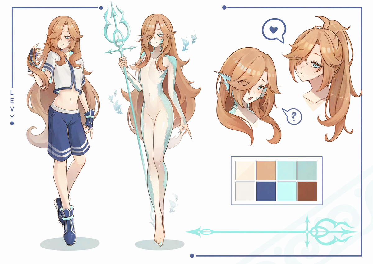 This is a pixiv picture whose title is Levy (commission).