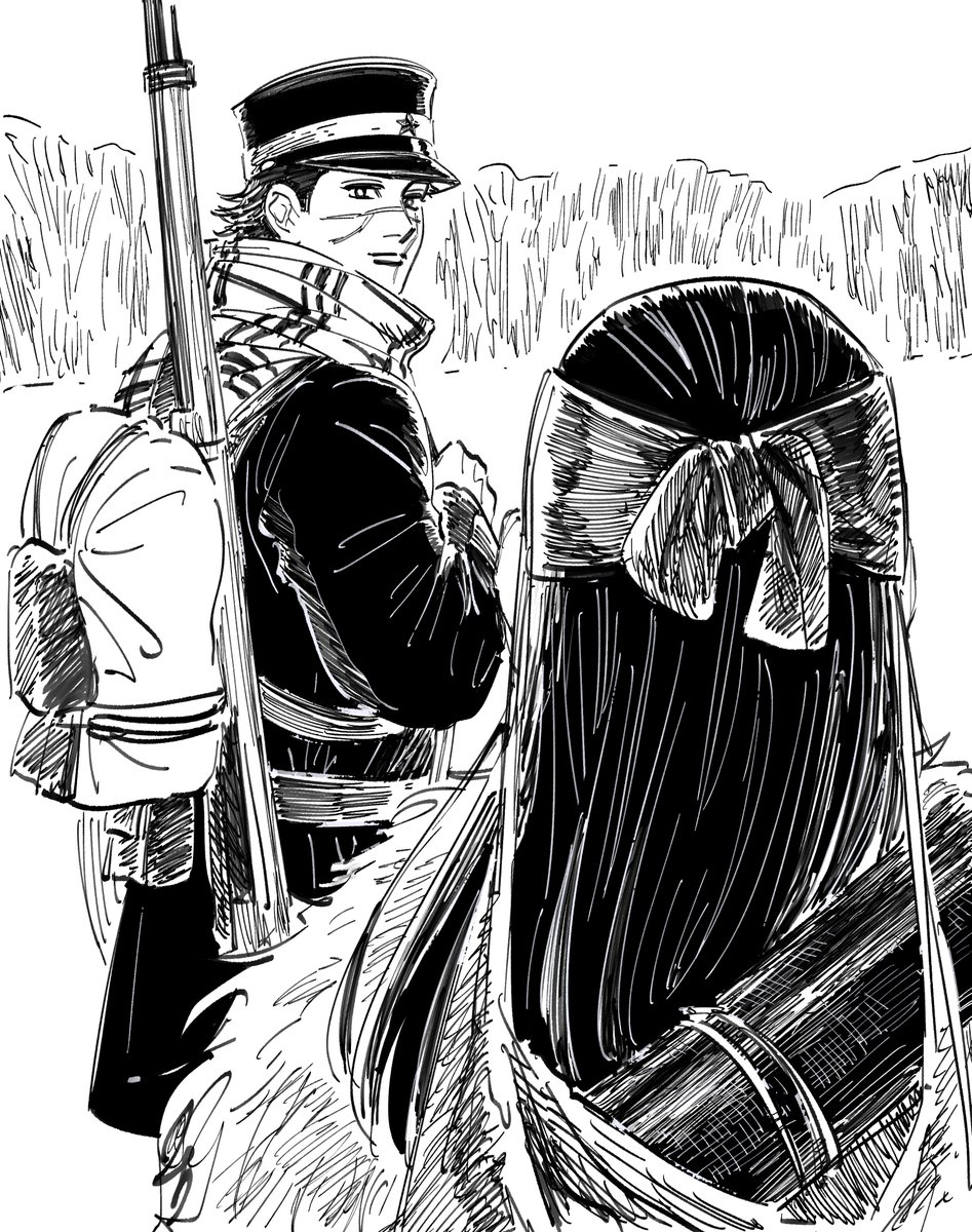 This is a pixiv picture whose title is 金カム実写まとめ.