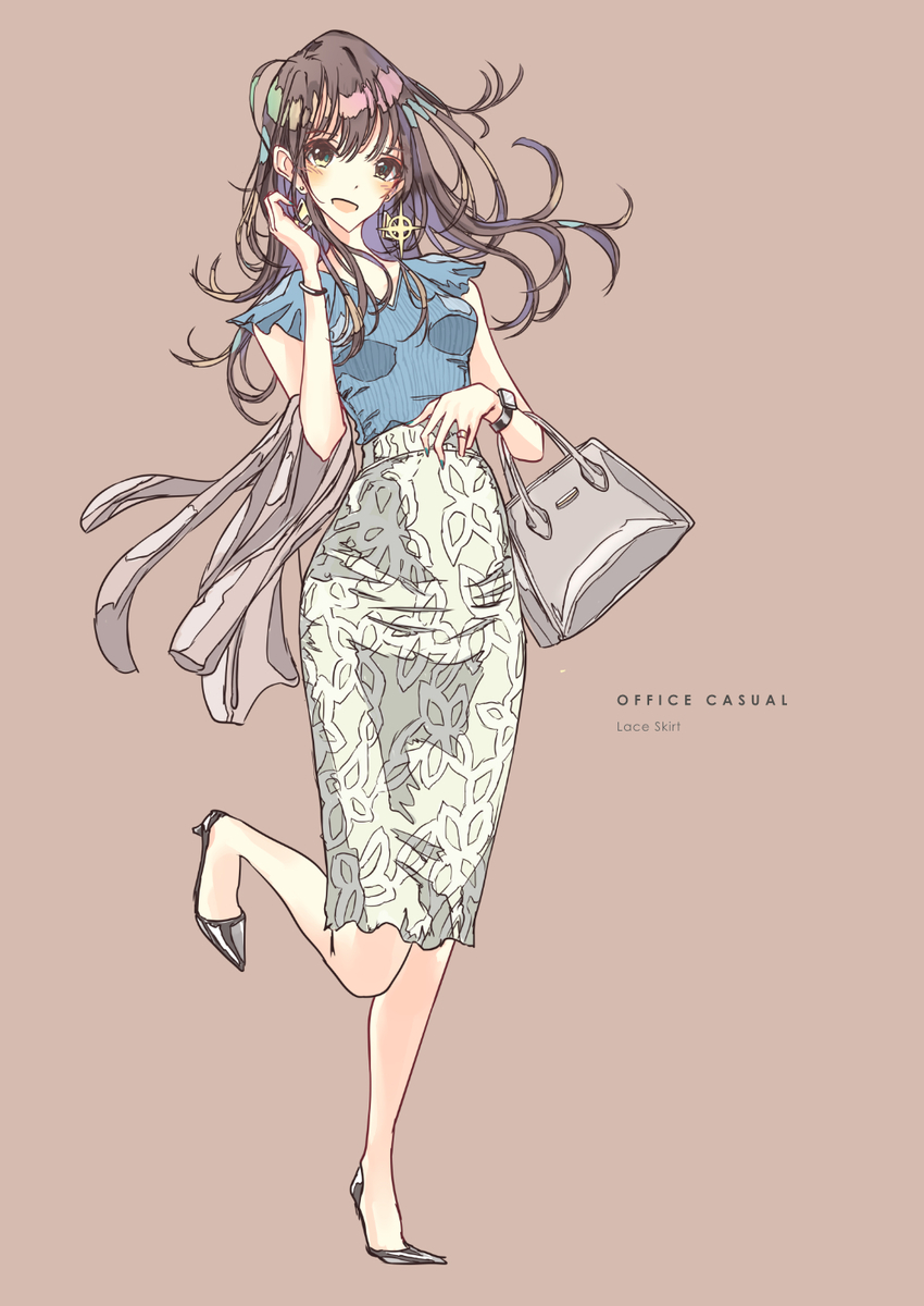 This is a pixiv picture whose title is レーススカート.