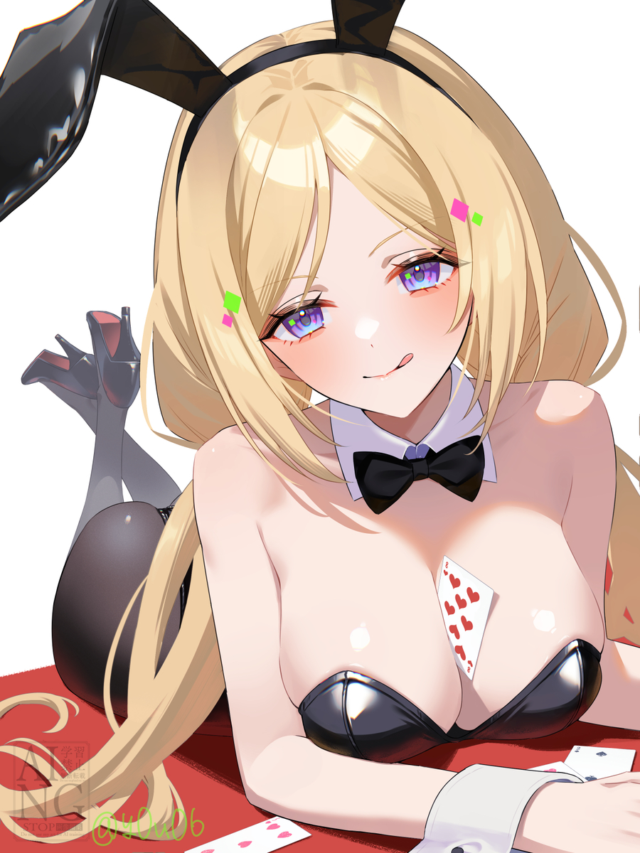 This is a pixiv picture whose title is バニーアキちゃん.