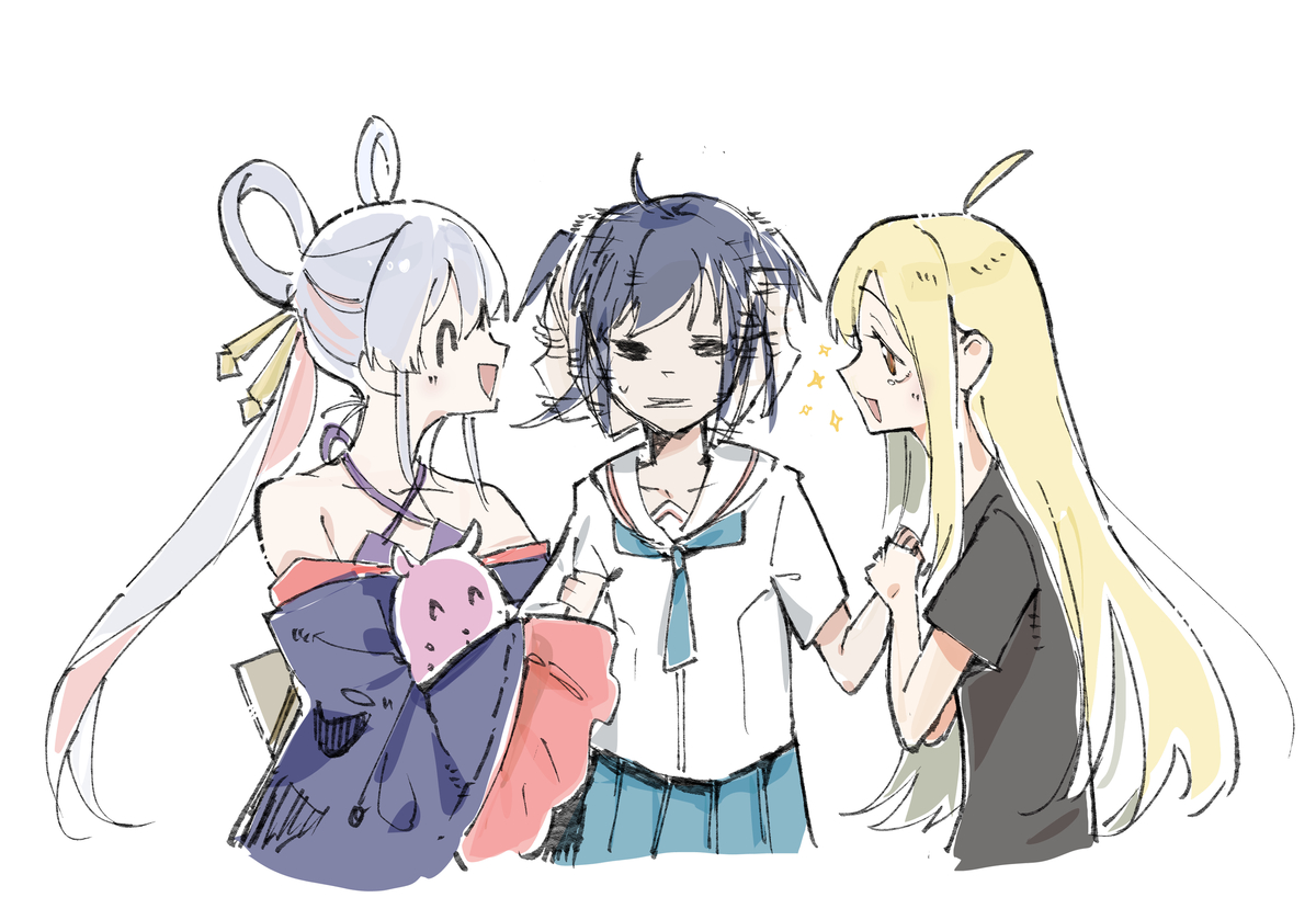 This is a pixiv picture whose title is 某パロ.