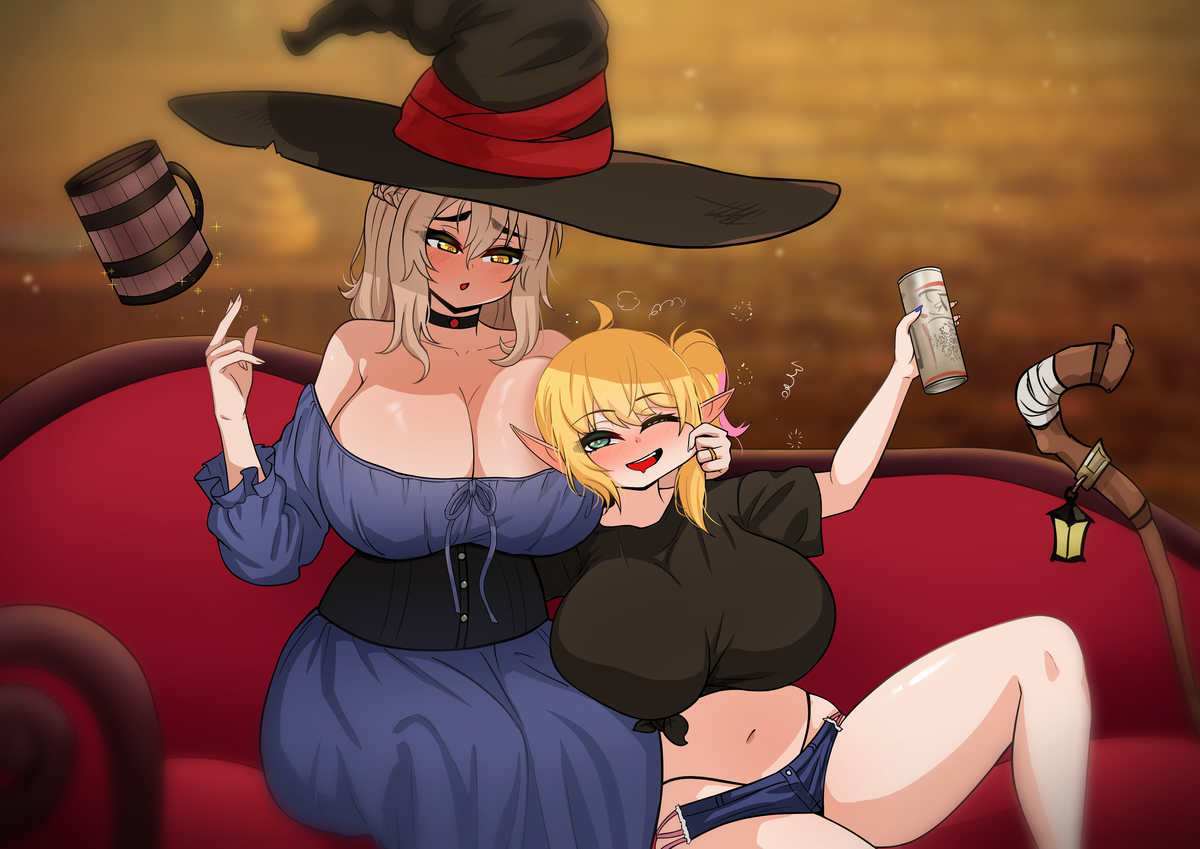 This is a pixiv picture whose title is Kalina & Alva.