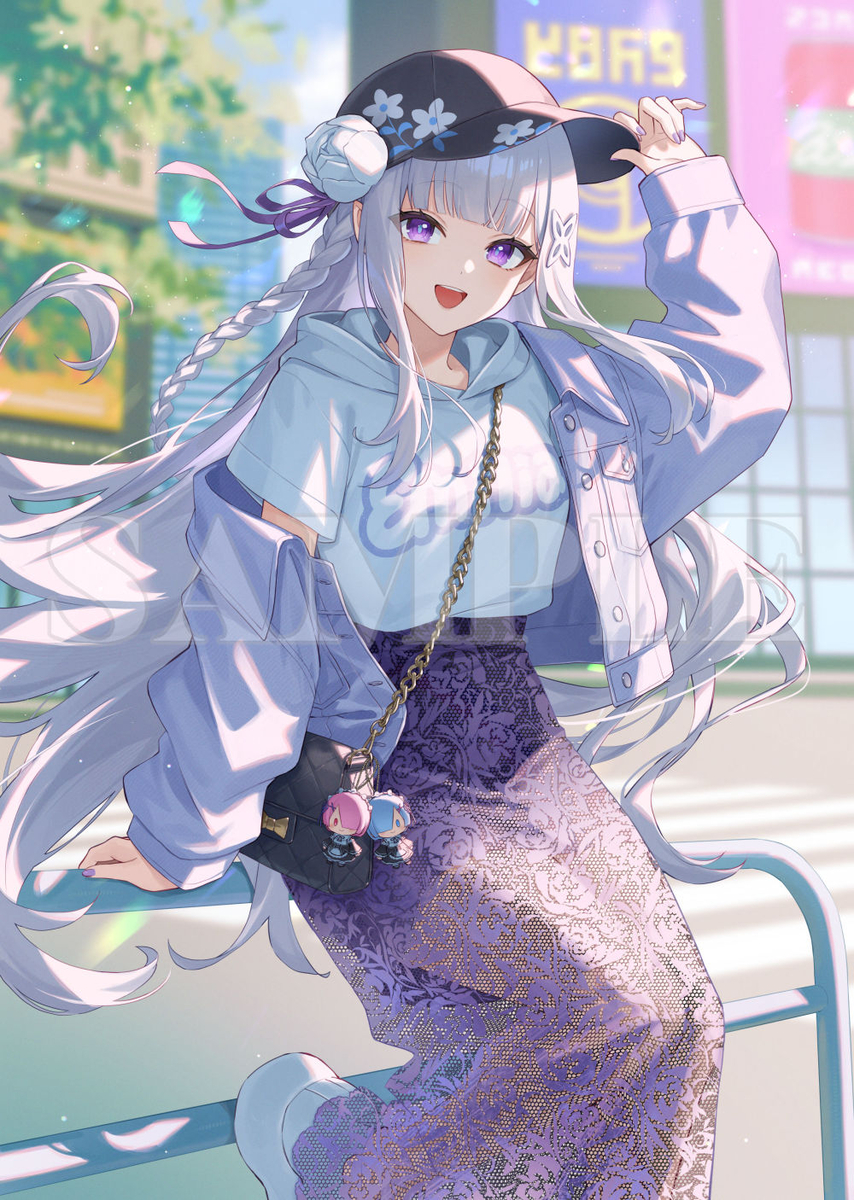 This is a pixiv picture whose title is エミリア.