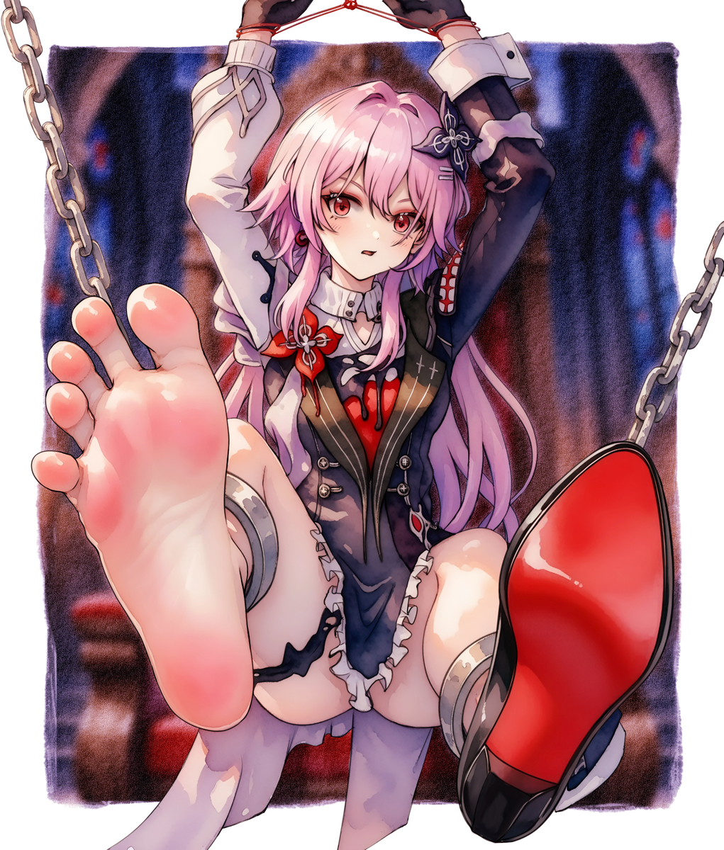 This is a pixiv picture whose title is 长夜月挠jiojio.