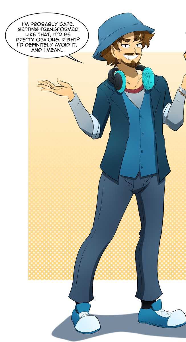 This is a pixiv picture whose title is Would Never Work On Me.