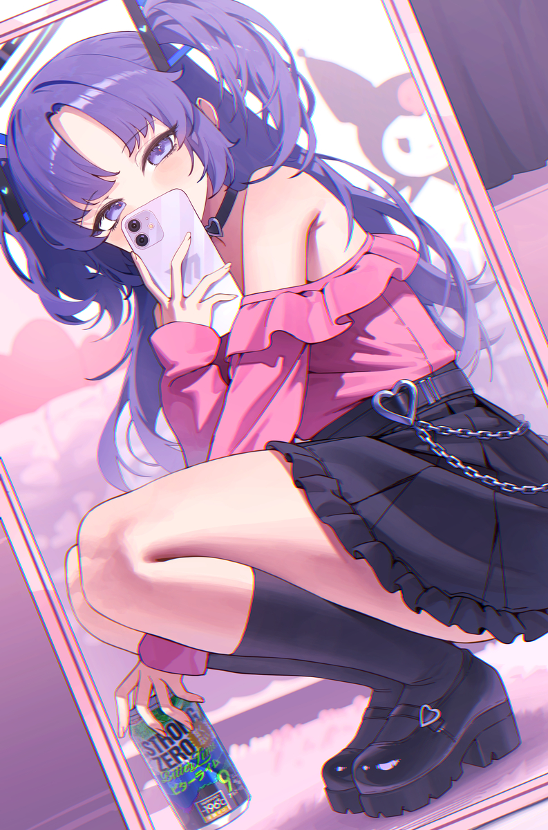 This is a pixiv picture whose title is 地雷系ユウカ.