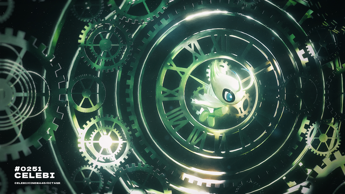 This is a pixiv picture whose title is セレビィ.