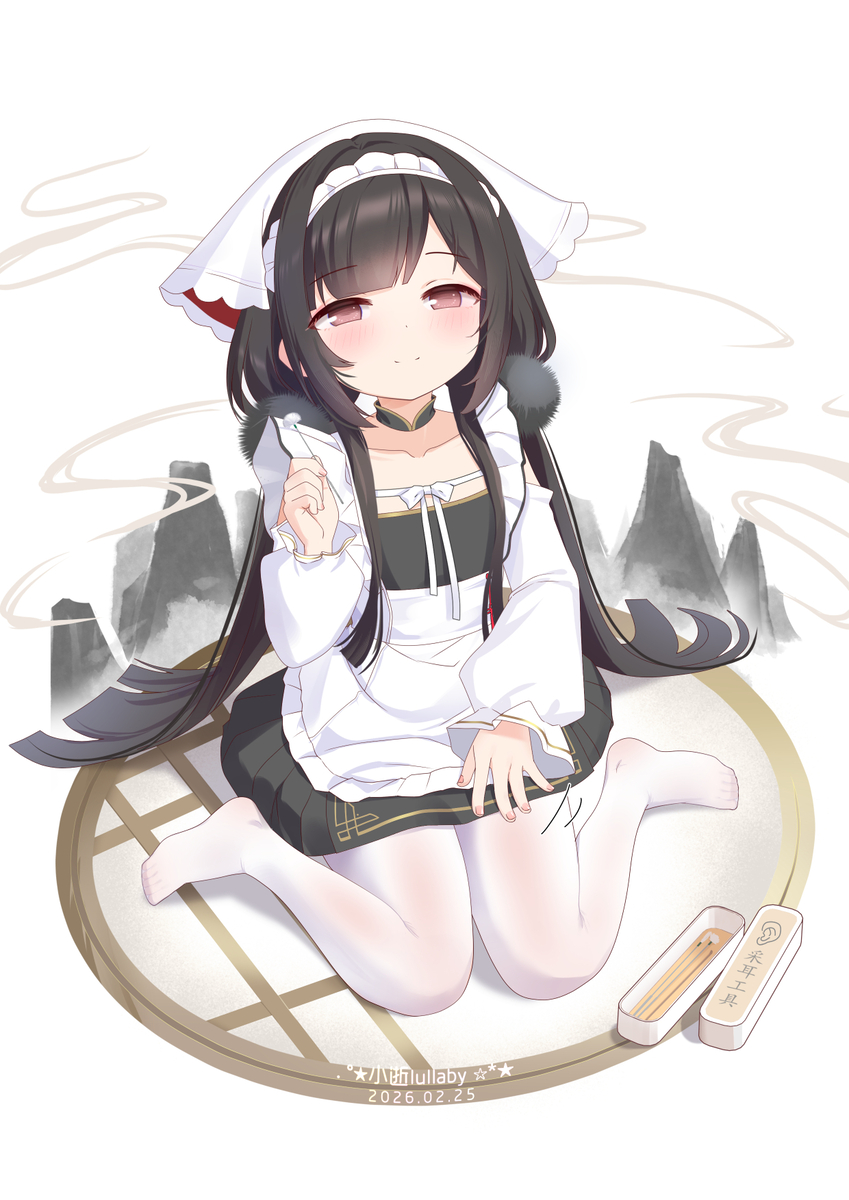 This is a pixiv picture whose title is 长风麻麻给你掏耳朵.