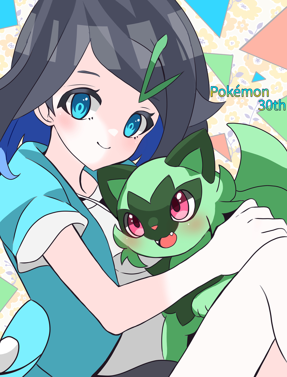 This is a pixiv picture whose title is ポケモン30周年記念.