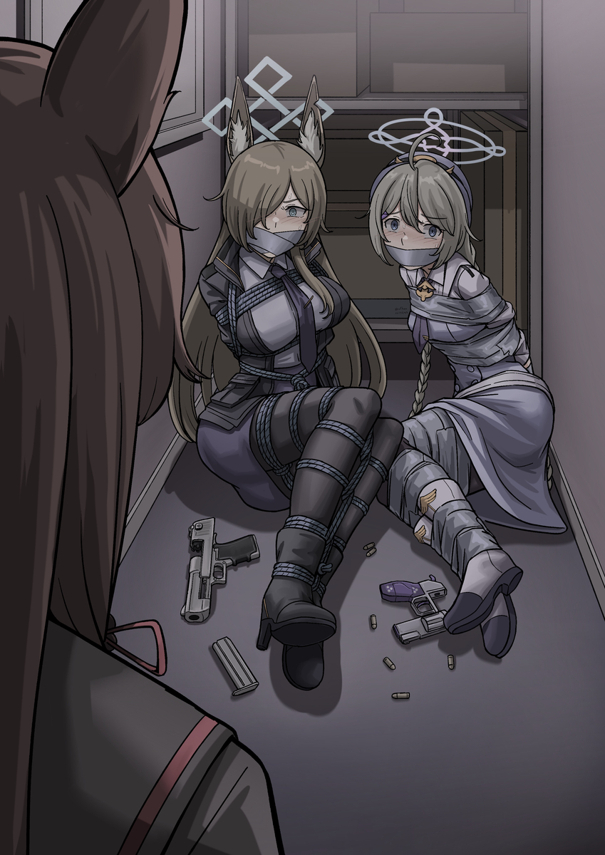 This is a pixiv picture whose title is Blue Archive DiD.