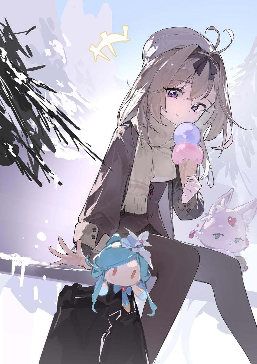 This is a pixiv picture whose title is 冬装.