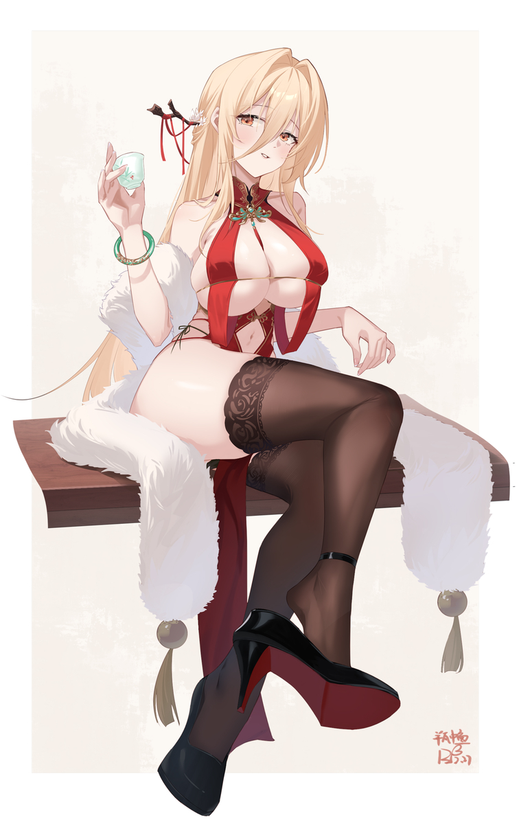 This is a pixiv picture whose title is 怨仇.