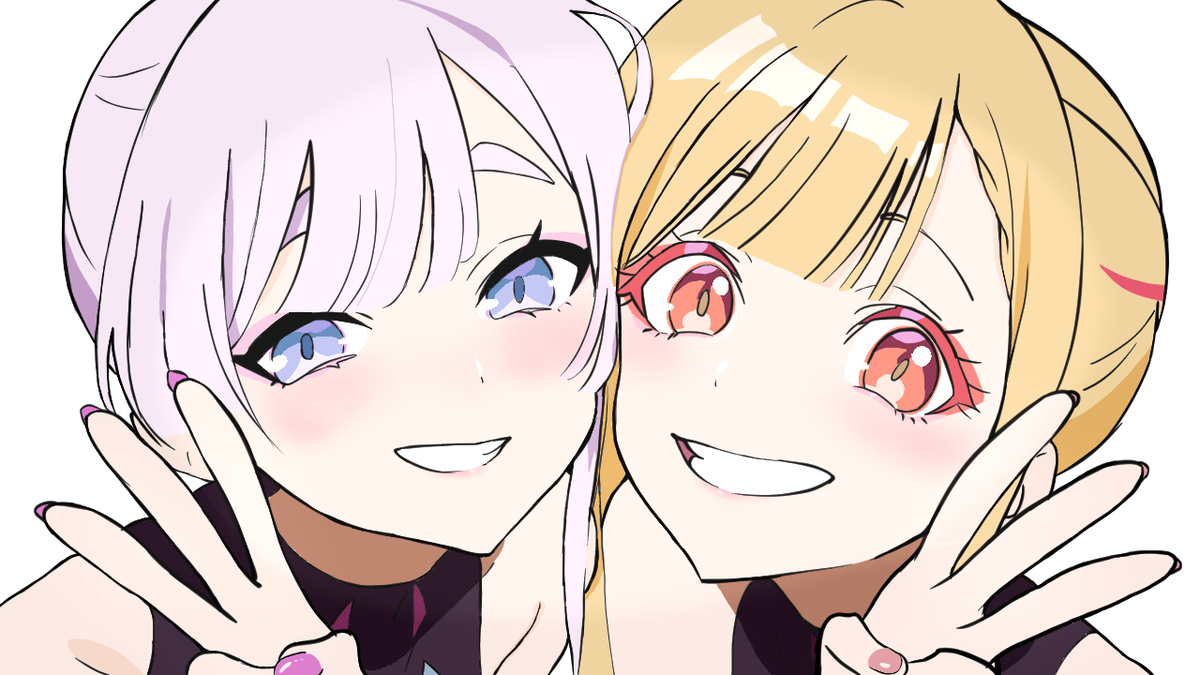 This is a pixiv picture whose title is 超かぐや姫！　かぐや　ヤチヨ　模写　練習.