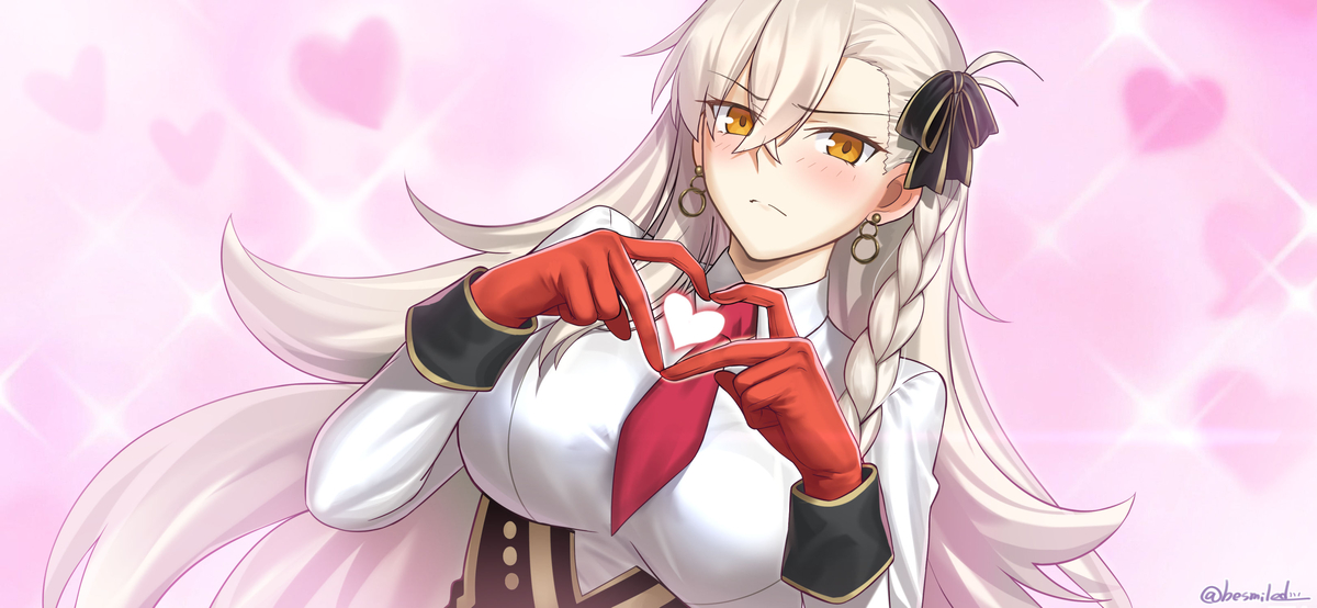 This is a pixiv picture whose title is Olga 💘.