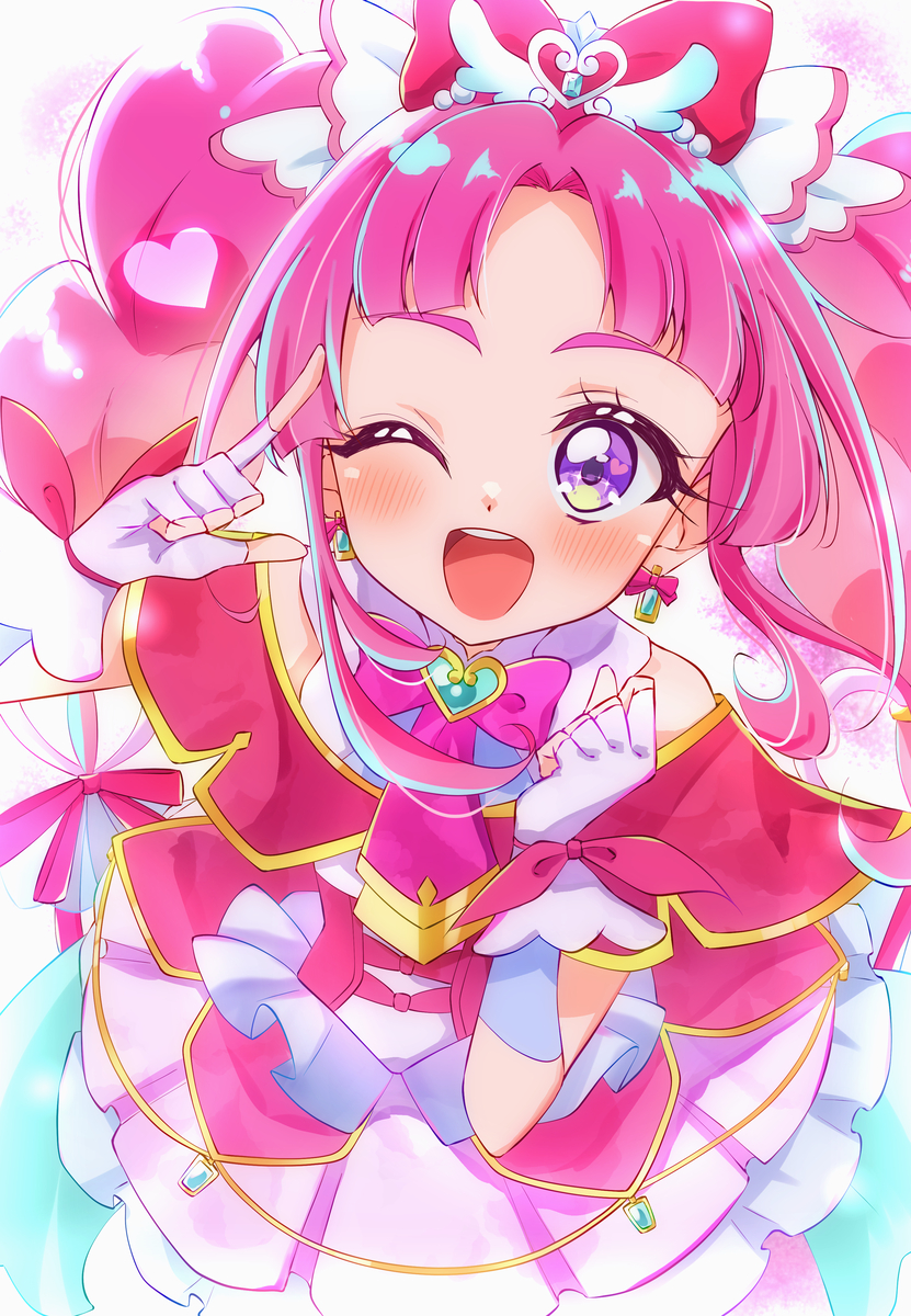 This is a pixiv picture whose title is 重ねた推理で笑顔にジャンプ❕🔍🎀.