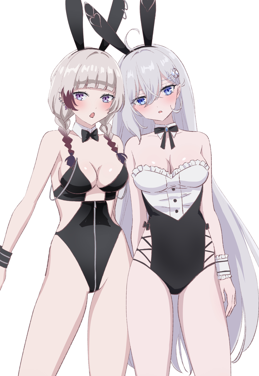 This is a pixiv picture whose title is 幽鬼ちゃん墨家ちゃん.