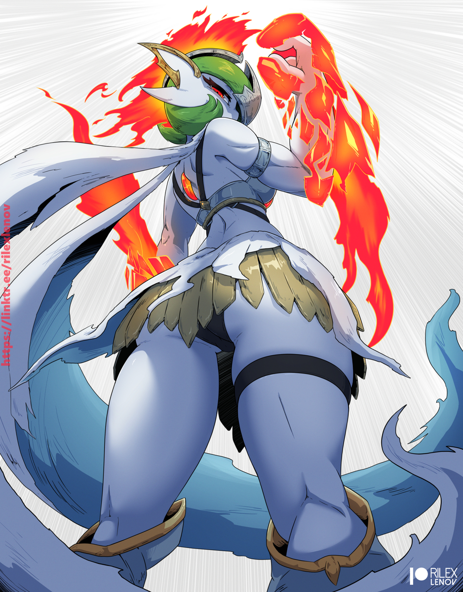 This is a pixiv picture whose title is Mega Midori!.