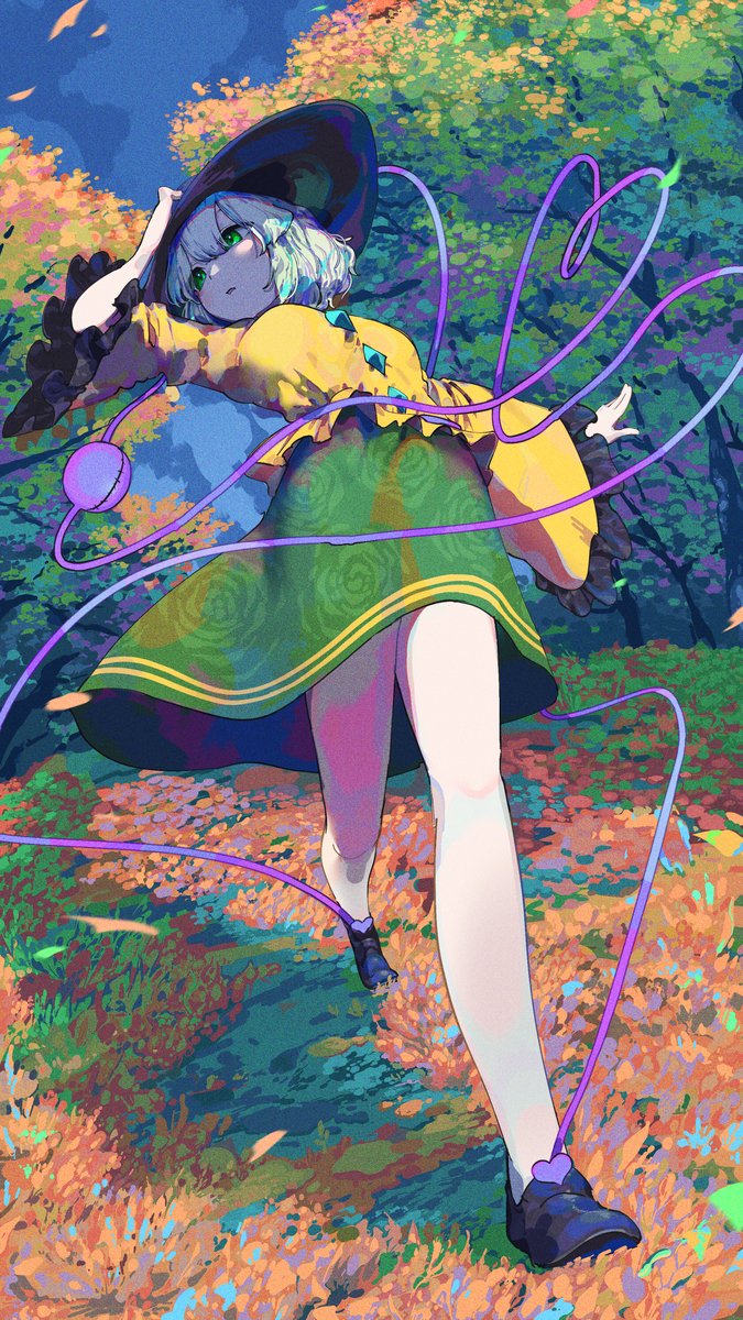 This is a pixiv picture whose title is 古明地こいし.